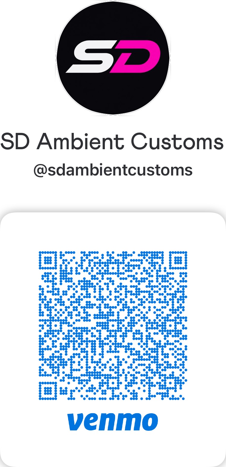 Venmo QR code for SD Ambient Customs
